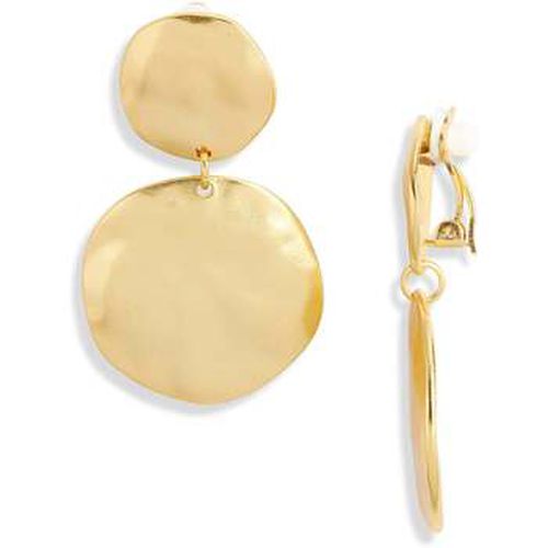 Boucles oreilles E56094 Boucles d'oreilles clips double disques - Karine Sultan - Modalova