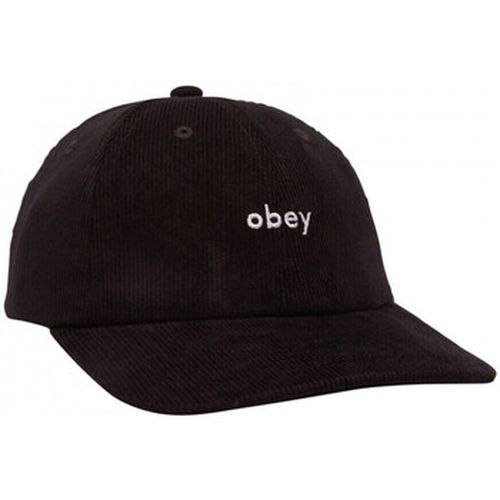 Casquette Lowercase corduroy 6 panel str - Obey - Modalova