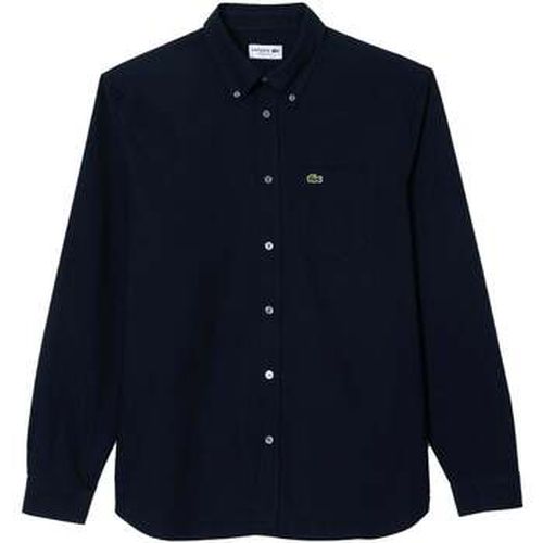 Chemise Regular Fit Oxford Shirt Navy Blue - Lacoste - Modalova