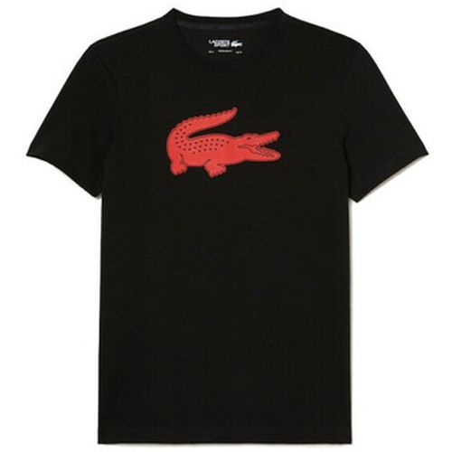 T-shirt T-SHIRT SPORT EN JERSEY RESPIRANT IMPRIMÉ CROCODILE - Lacoste - Modalova