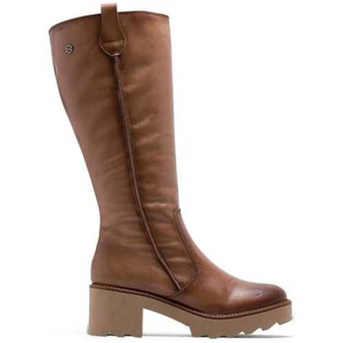 Bottes BOTAS DE PIEL CON CREMALLERA TAUPE MAYRA 4674 - Porronet - Modalova