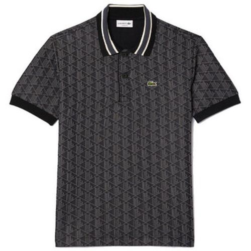 T-shirt POLO MOTIF MONOGRAMME CLASSIC FIT A COL CONTRAS - Lacoste - Modalova