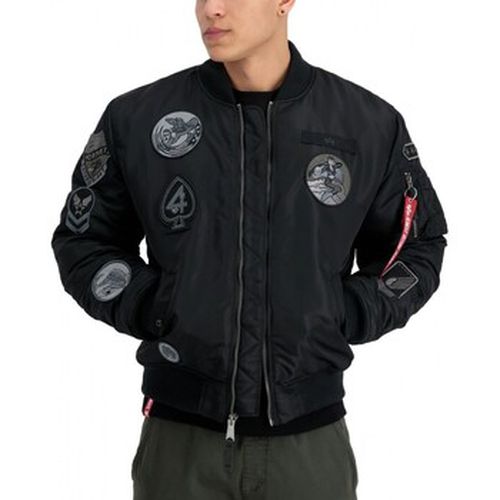 Blouson Bomber Ma-1 Patch NoirNoir - Alpha - Modalova