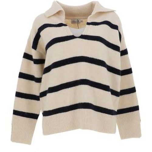 Pull Knitted sweater offwhite/navy ladies - Molly Bracken - Modalova