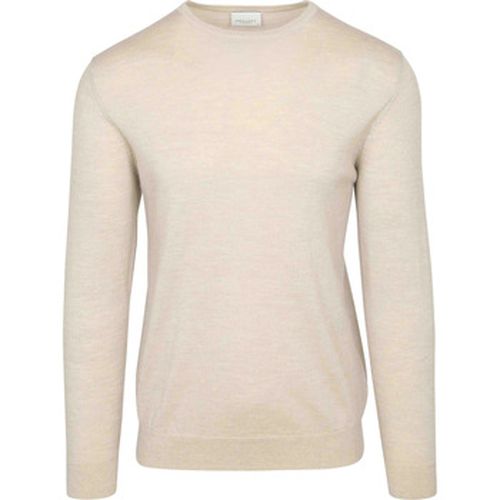 Sweat-shirt Pull-over Laine Merinos Ecru - Profuomo - Modalova