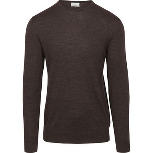 Sweat-shirt Pull-over Laine Merinos Foncé - Profuomo - Modalova