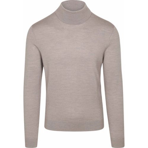 Sweat-shirt Pull Col Roulé Merino Greige - Suitable - Modalova