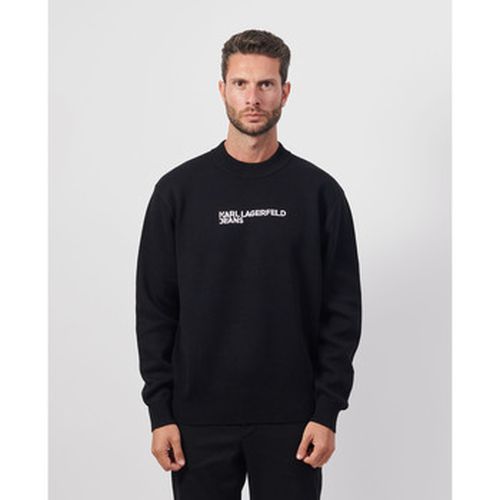 Pull pull col rond avec logo sur le devant - Karl Lagerfeld - Modalova