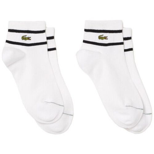 Chaussettes LOT DE 2 PAIRES DE CHAUSSETTES RAYÉES BLANCHES - Lacoste - Modalova