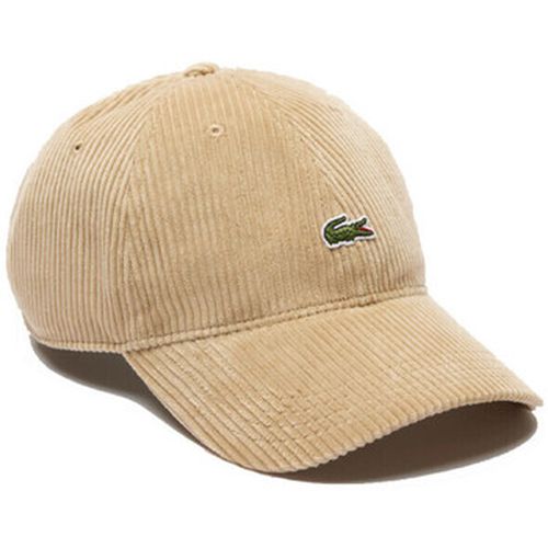 Casquette CASQUETTE BEIGE EN VELOURS DE COTON - Lacoste - Modalova