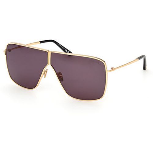 Lunettes de soleil FT1159 HUXLEY Lunettes de soleil, Or/Fumée, 68 mm - Tom Ford - Modalova