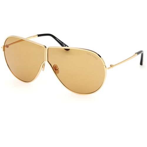 Lunettes de soleil FT1158 KEATING Lunettes de soleil, Or/Marron, 71 mm - Tom Ford - Modalova