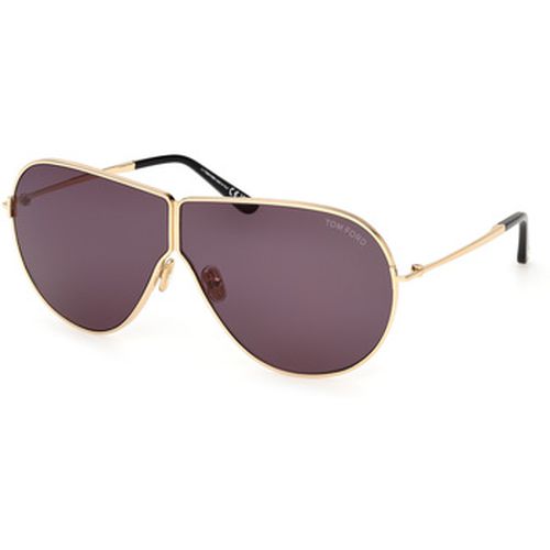 Lunettes de soleil FT1158 KEATING Lunettes de soleil, Or/Fumée, 71 mm - Tom Ford - Modalova