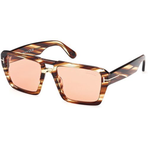 Lunettes de soleil FT1153 REDFORD Lunettes de soleil, Havana/Marron, 56 mm - Tom Ford - Modalova