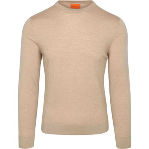 Sweat-shirt Pull Laine Mérinos Sand - Suitable - Modalova