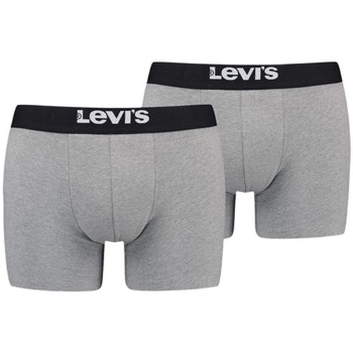 Caleçons Boxer LEVI'S® UNIS Middle Grey Melange (lot de 2) - Stichd - Modalova