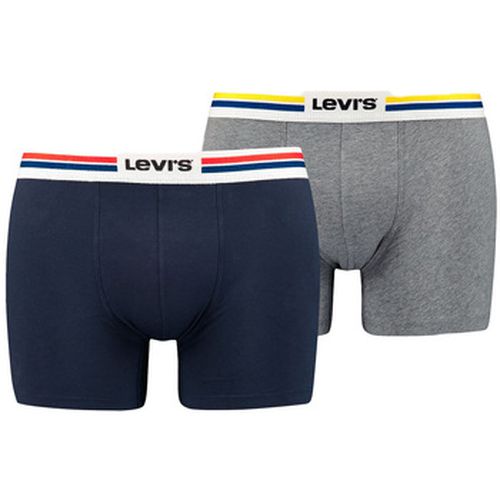 Caleçons Boxer LEVIS SPORT Navy Combo Grey (pack x2) - Stichd - Modalova