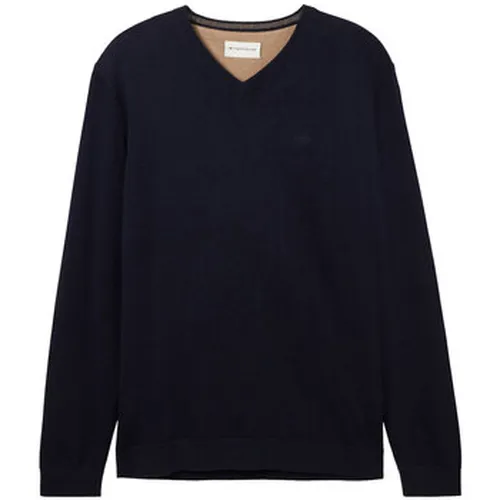 Pull Pull V NECK BASIC Navy Melange - Tom Tailor - Modalova