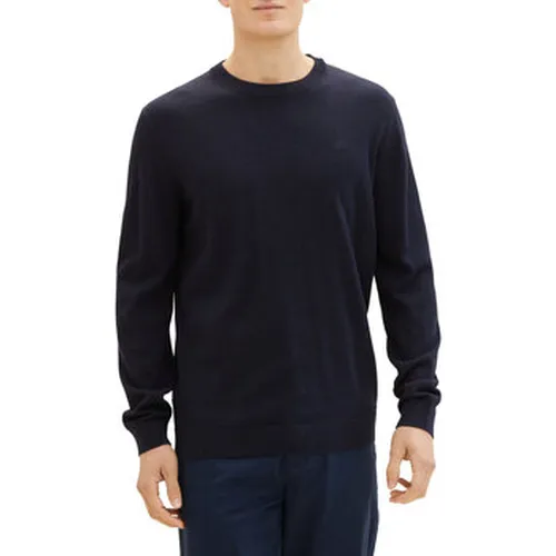 Pull Pull CREW NECK BASIC Navy Melange - Tom Tailor - Modalova