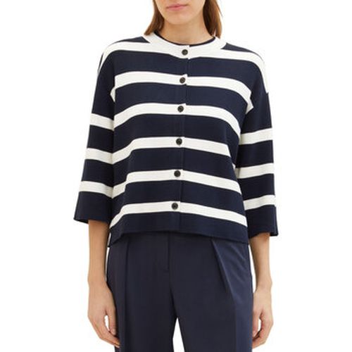 Pull Tom Tailor Gilet Navy Stripe - Tom Tailor - Modalova