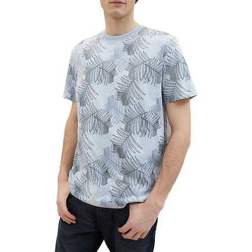 T-shirt Tee shirt Blue Leaf - Tom Tailor - Modalova