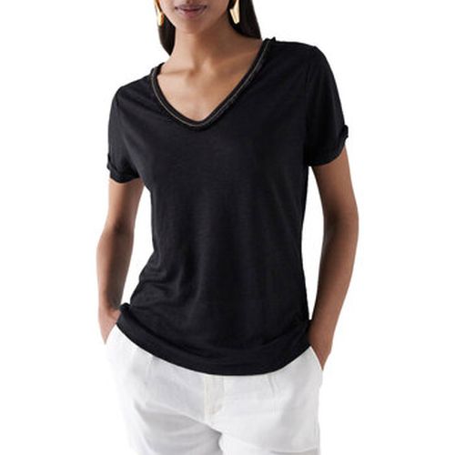 T-shirt Salsa Tee Shirt LIN Noir - Salsa - Modalova