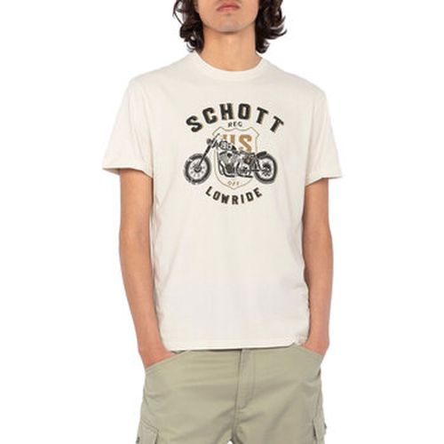 T-shirt Tee Shirt ARON Off White - Schott - Modalova