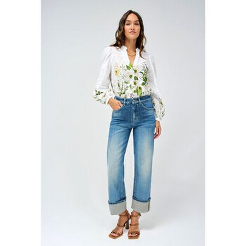 Jeans Jean FAITH PUSH IN DROIT Azul - Salsa - Modalova