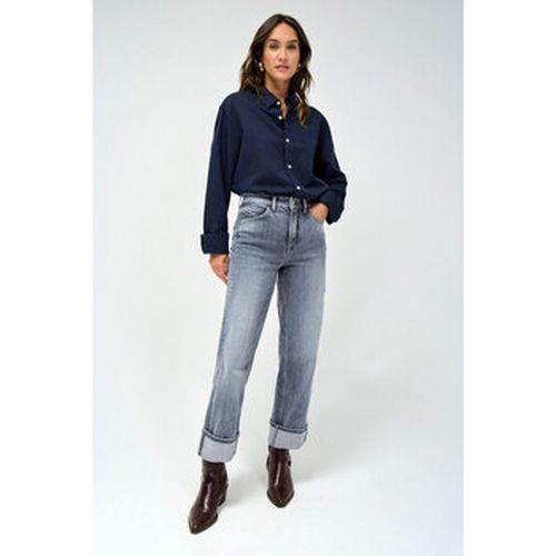 Jeans Jean FAITH PUSH IN DROIT Cinzento - Salsa - Modalova