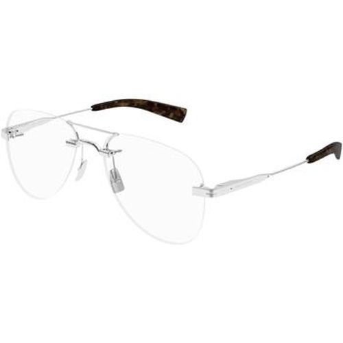 Lunettes de soleil SL 745 Cadres Optiques, Argent/Transparent, 55 mm - Saint Laurent - Modalova