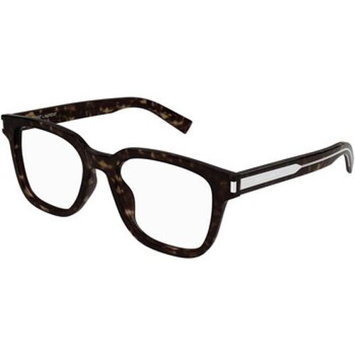 Lunettes de soleil SL 711 OPT Cadres Optiques, Havana/Transparent, 52 mm - Saint Laurent - Modalova