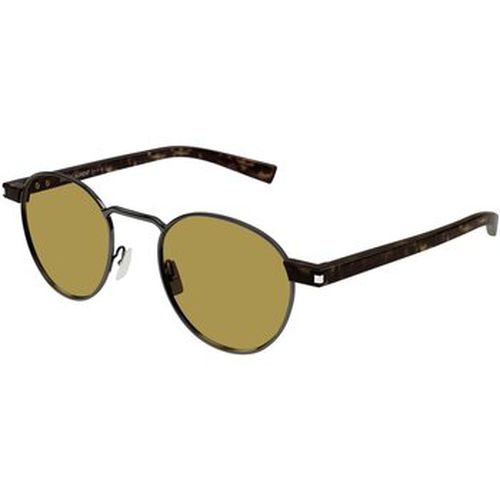 Lunettes de soleil SL 707 Lunettes de soleil, Ruthénium/Marron, 49 mm - Saint Laurent - Modalova