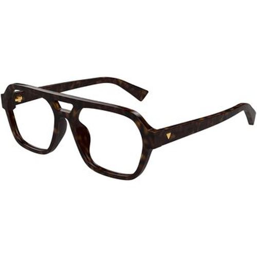 Lunettes de soleil BV1336OA Cadres Optiques, Havana/Transparent, 55 mm - Bottega Veneta - Modalova