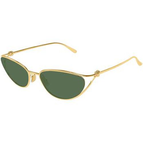 Lunettes de soleil BV1330S Lunettes de soleil, Or/Vert, 57 mm - Bottega Veneta - Modalova