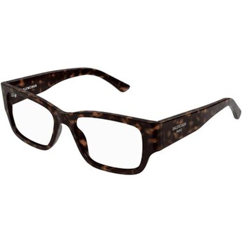 Lunettes de soleil BB0371O Cadres Optiques, Havana/Transparent, 53 mm - Balenciaga - Modalova