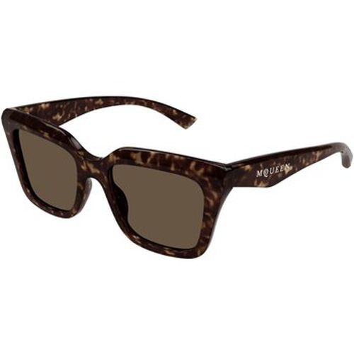 Lunettes de soleil AM0473S Lunettes de soleil, Havana/Marron, 53 mm - McQ Alexander McQueen - Modalova