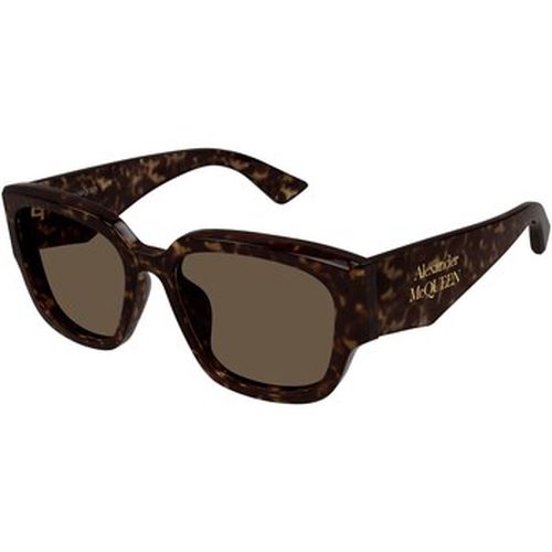 Lunettes de soleil AM0468S Lunettes de soleil, Havana/Marron, 55 mm - McQ Alexander McQueen - Modalova