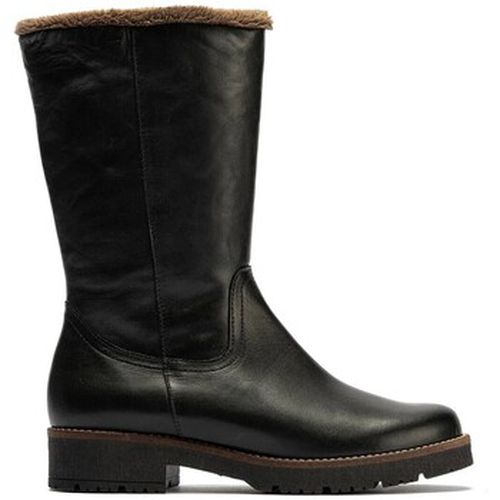 Bottes BOTA DE CAÑA MEDIA DE PIEL MUJER 10086 NEGRO - Pitillos - Modalova