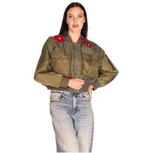 Blouson BOMBER CROPPED RICAMO - Front Street 8 - Modalova