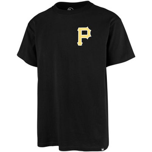 T-shirt 47 TEE MLB PITTSBURGH PIRATES BACKER ECHO JET BLACK - '47 Brand - Modalova