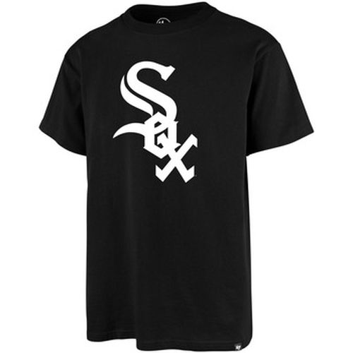 T-shirt 47 TEE MLB CHICAGO WHITE SOX BACKER JET BLACK - '47 Brand - Modalova