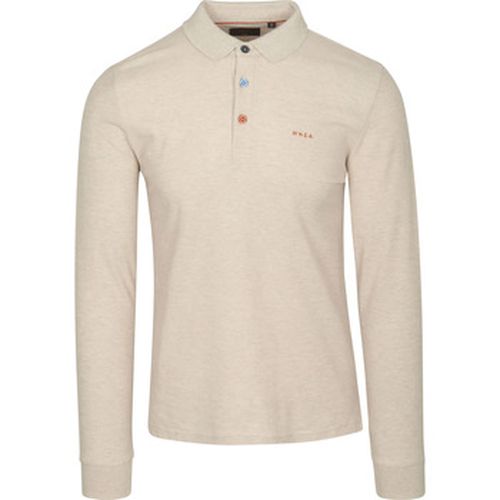 T-shirt NZA Longsleeve Polo Isaac Piqué Sand - New Zealand Auckland - Modalova