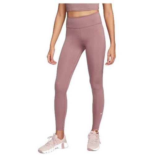 Collants LEGGING MAUVE ONE TIGHT - SMOKEY MAUVE/WHITE - L - Nike - Modalova