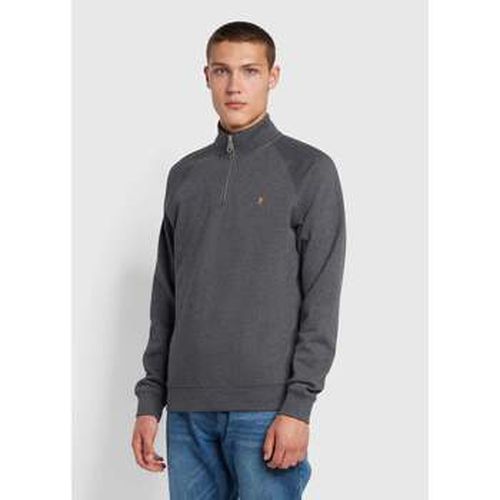 Pull Sweat-shirt jim 1/4 zip - grey marl - Farah - Modalova