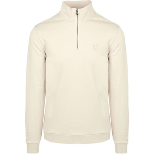 Sweat-shirt Lyle Scott Half Zip Pull Tonal Ecru - Lyle And Scott - Modalova