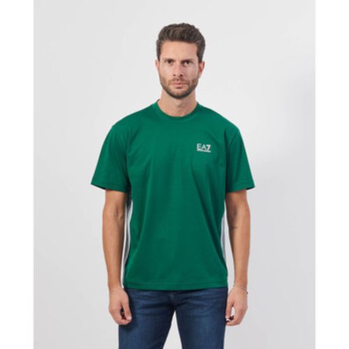 T-shirt T-shirt col rond avec bandes latérales - Emporio Armani EA7 - Modalova