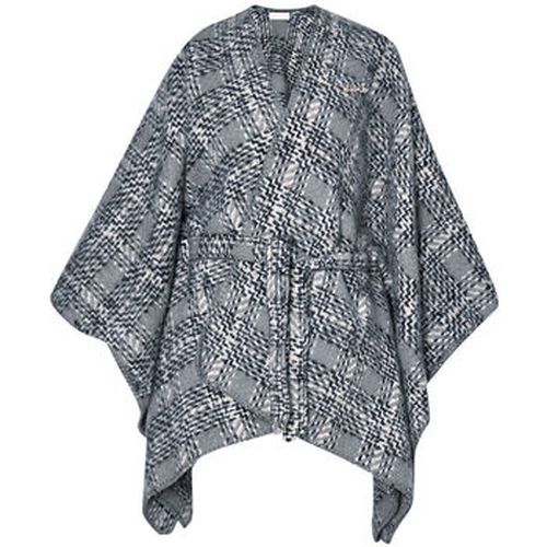 Echarpe Poncho pied-de-poule avec ceinture - Liu Jo - Modalova