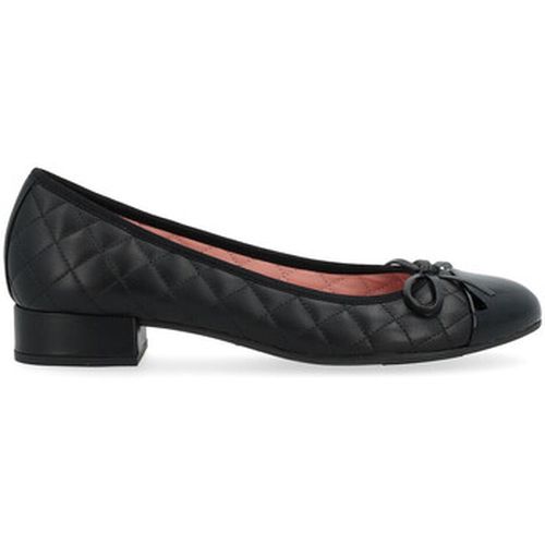 Ville basse Ballerines en cuir noir - Pretty Ballerinas - Modalova