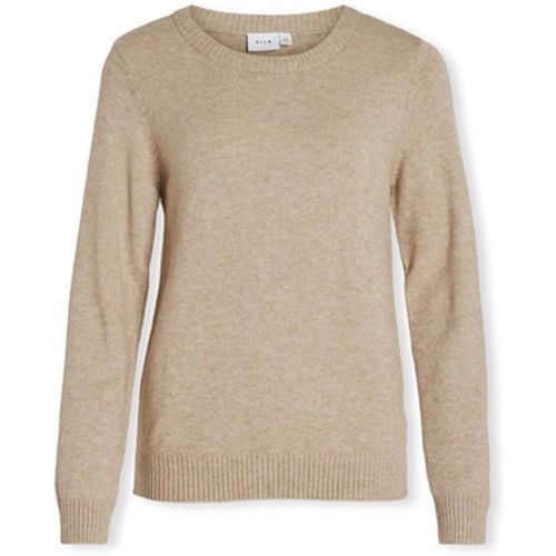 Pull Noos Ril O-Neck Knit - Natural Melange - Vila - Modalova