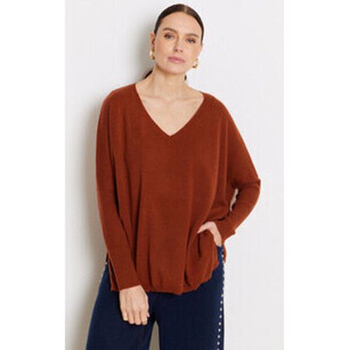 Pull Pull col V cachemire fauve-048055 - Notshy - Modalova